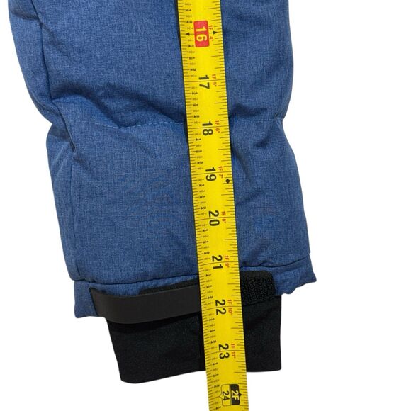 Down FkOW Women's Blue Down Feather Puffer Jacket Medium Winter Coat Technical - Picture 11 of 16